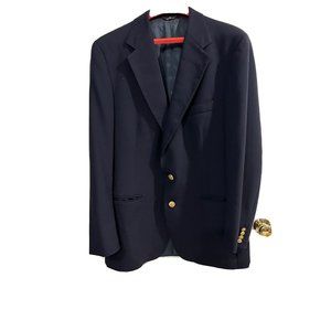 Ralph Lauren Polo University Club Men’s Wool Blazer Navy Ed Mitchell Size L